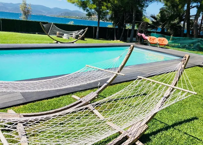 וילה Zoza Luxury Isthmia By The Sea With Private Pool